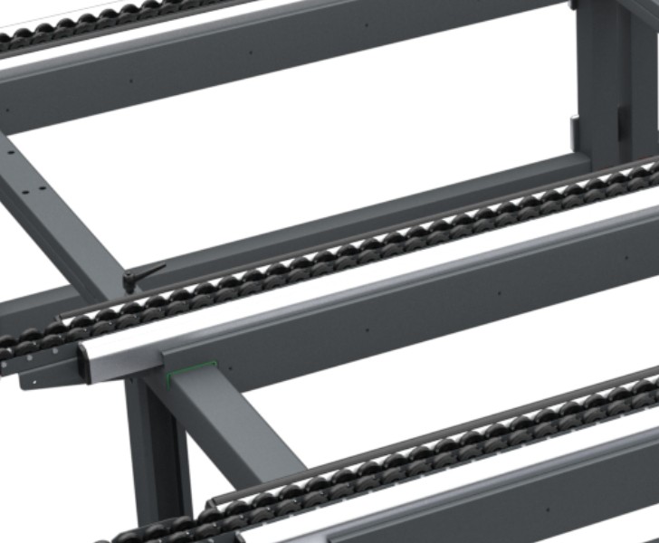 Aluminium Module Bench Auflageflächen aus Hart-PVC als Reibungsschutz Tekna